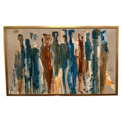 Original Large Abstract by Listed Artist Gregory Hawthorne