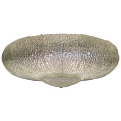 Originale grande lampada da soffitto di Barovier & Toso, Murano, anni '40