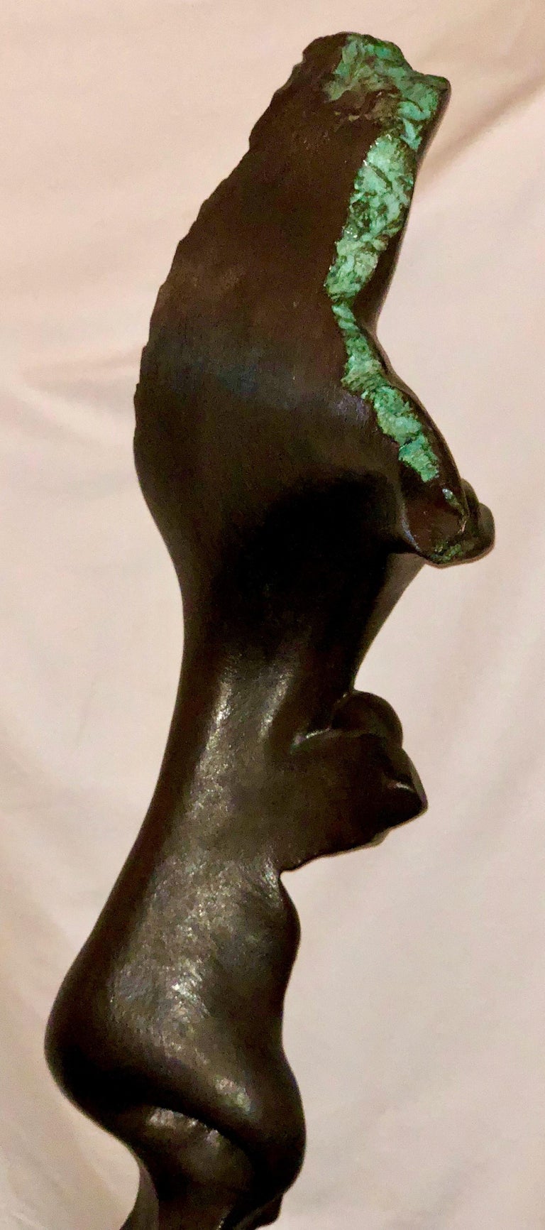 Incredible Large Bronze Sculpture "Interface" by Bill Bedford for Home or Garden For Sale at 1stDibs