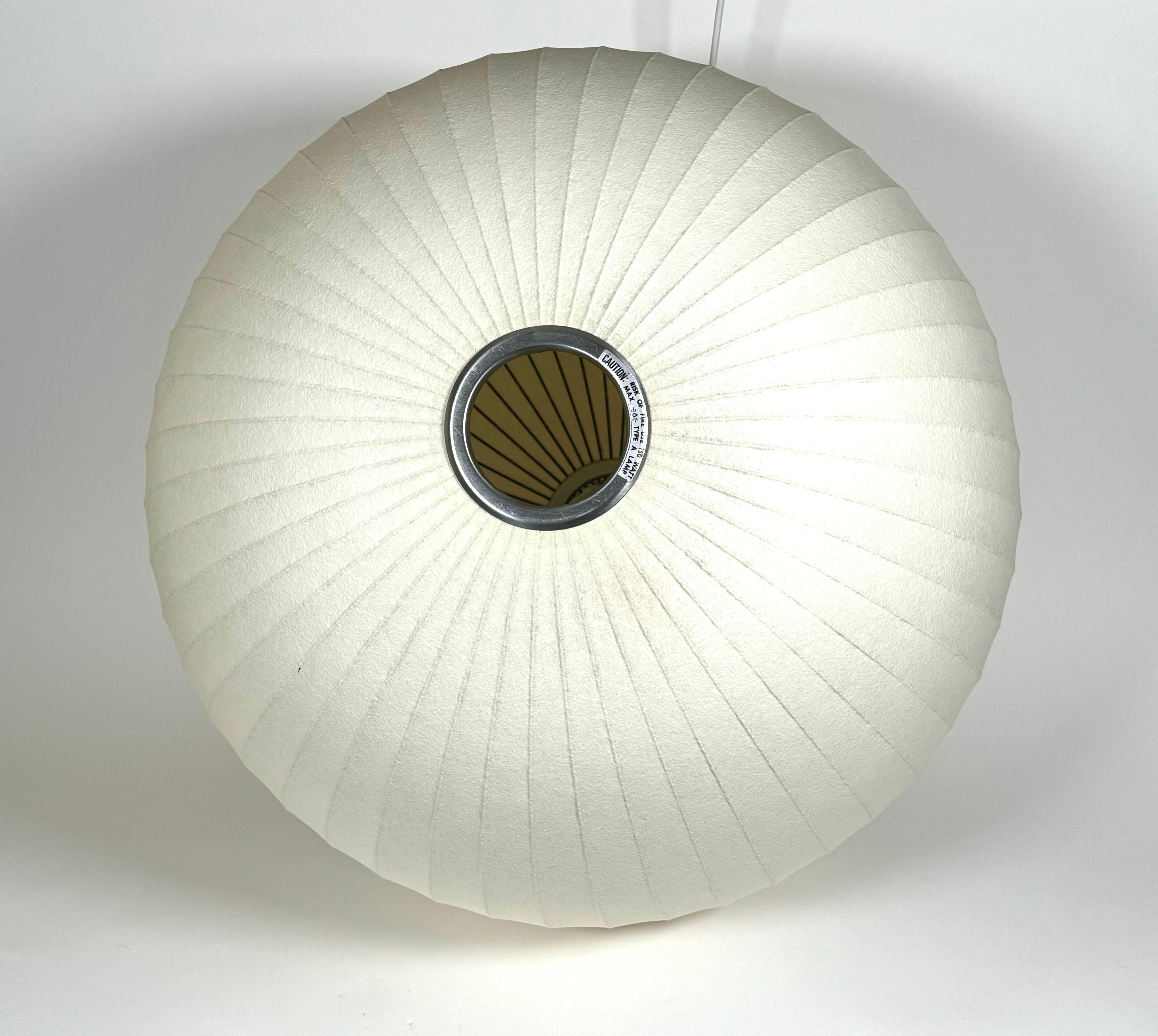 Late 20th Century Original Large George Nelson Bubble Lamps for Howard Miller (B) For Sale