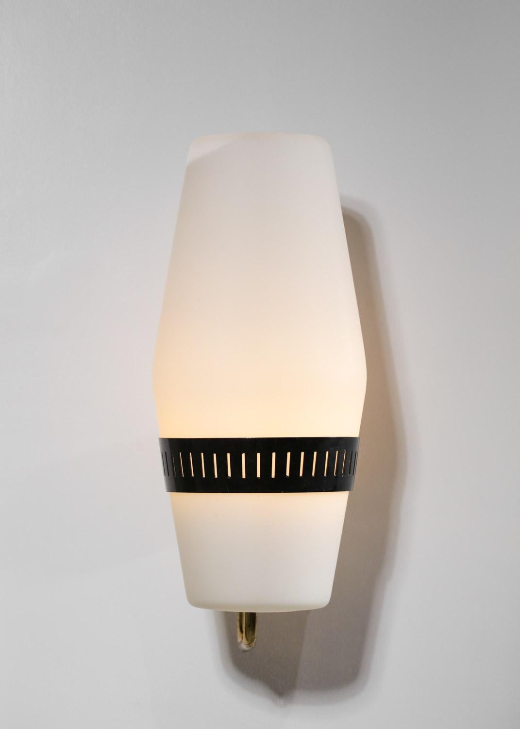 original Large Italian Stilnovo wall lamp from the 60s sconce - G483 In Good Condition In Lyon, FR