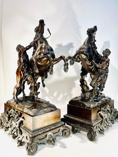 Coppia di bronzi "Chevaux de Marli" in Francia, circa 1850