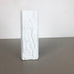 Vaso OP Art in porcellana originale di grandi dimensioni realizzato da Bareuther, Baviera, Germania, anni '70