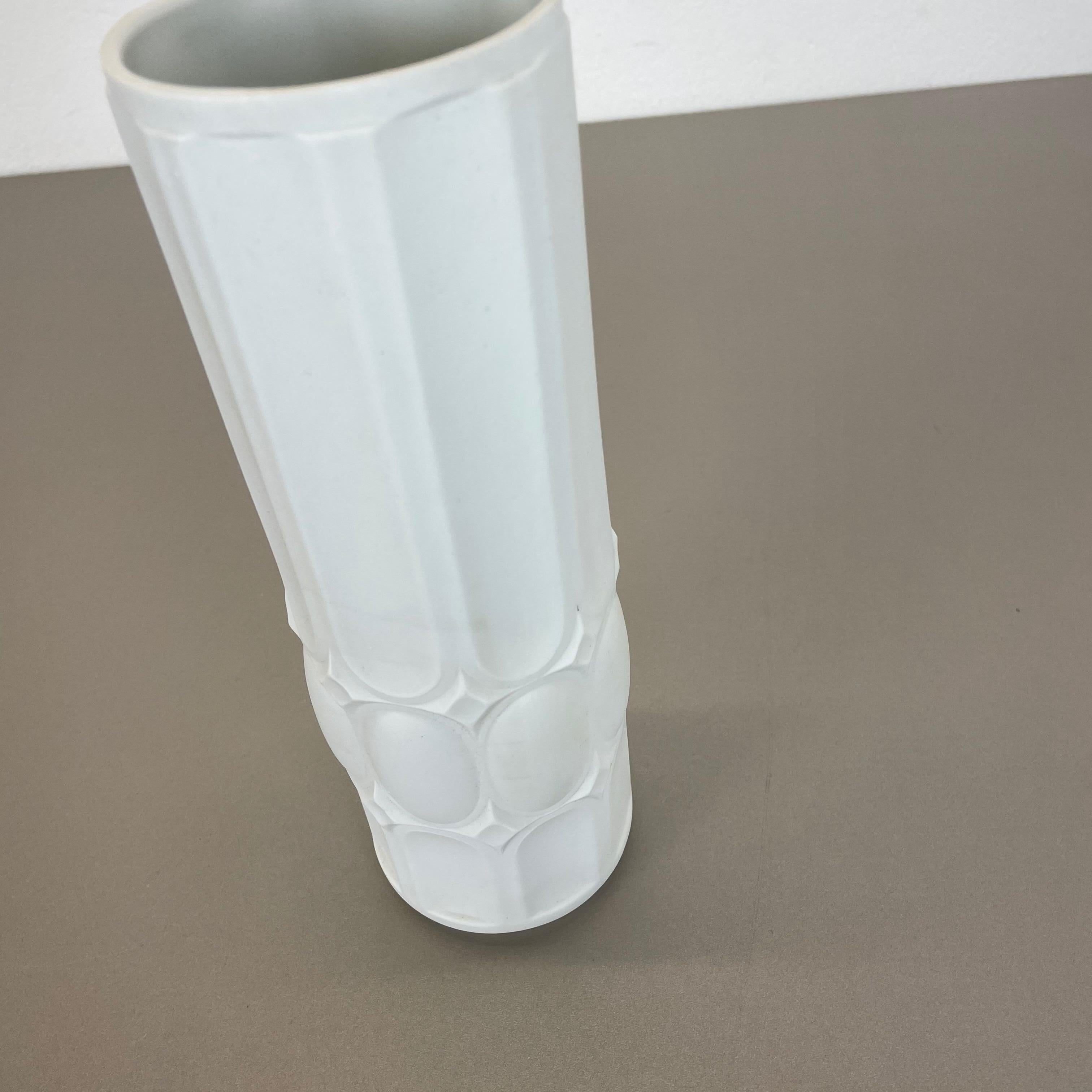 Original Large Porcelain OP Art Vase Made by Royal Bavaria KPM, Germany, 1970s For Sale 6