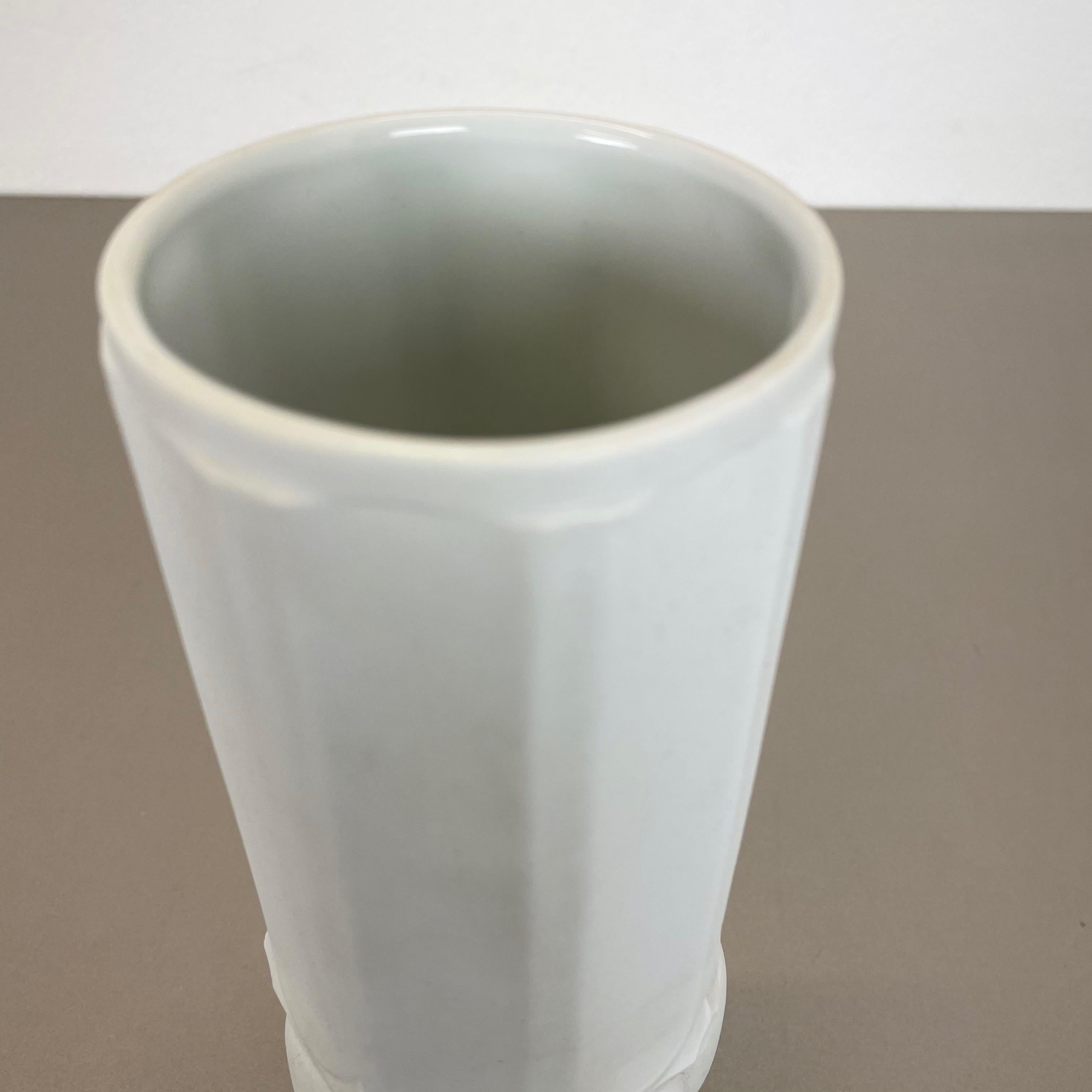 Original Large Porcelain OP Art Vase Made by Royal Bavaria KPM, Germany, 1970s For Sale 2