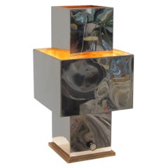 Grande lampe de bureau Willy Rizzo « Q », C1970