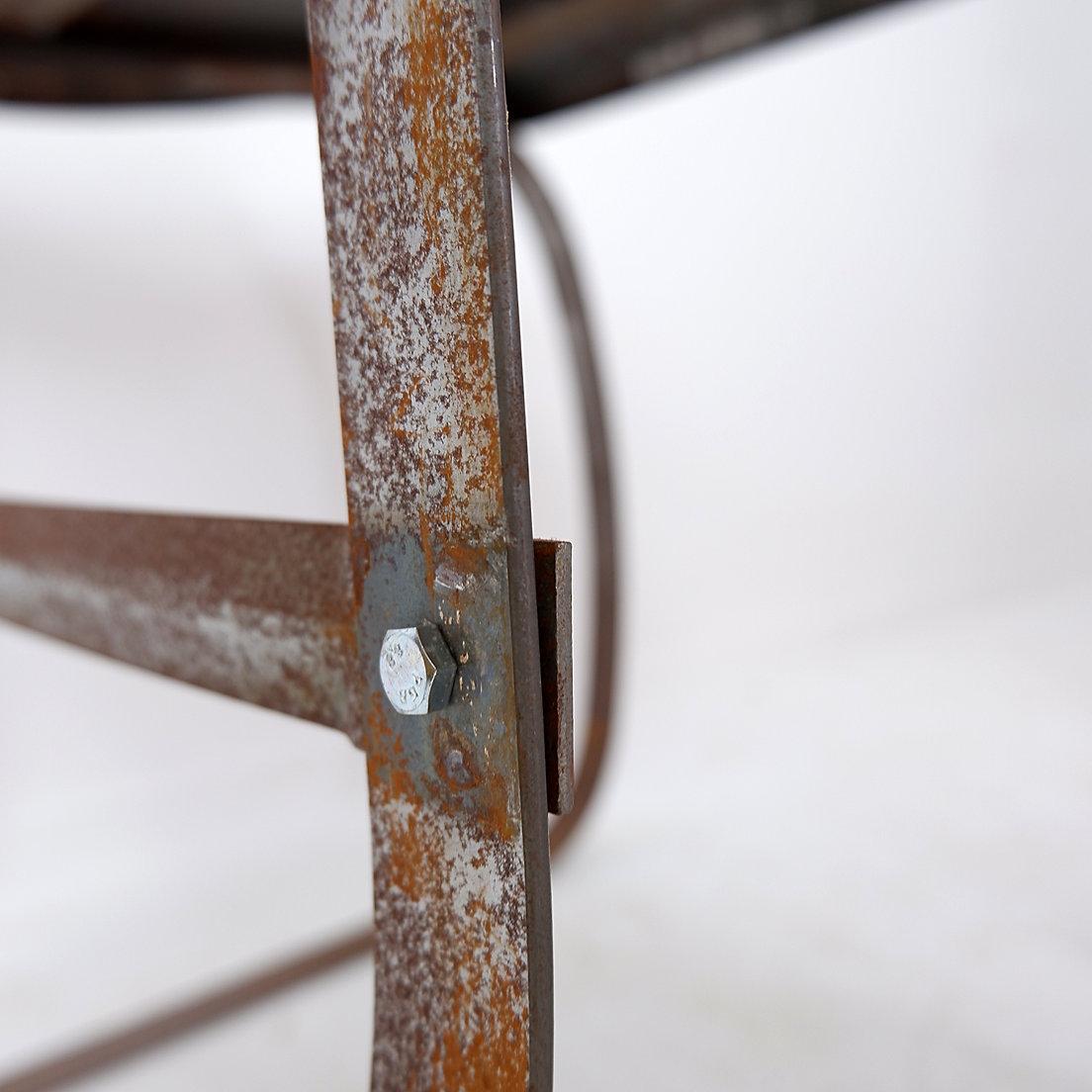 Chaise de santé industrielle originale de la fin des années 1930 Abîmé - En vente à Linkebeek, BE