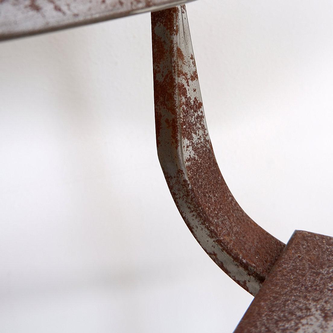 Métal Chaise de santé industrielle originale de la fin des années 1930 en vente