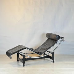 Original LC4 Lounge Chair by Le Corbusier and Charlotte Perriand for Cassina