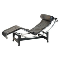 Original LC4 Lounge Chair by Le Corbusier and Charlotte Perriand for Cassina