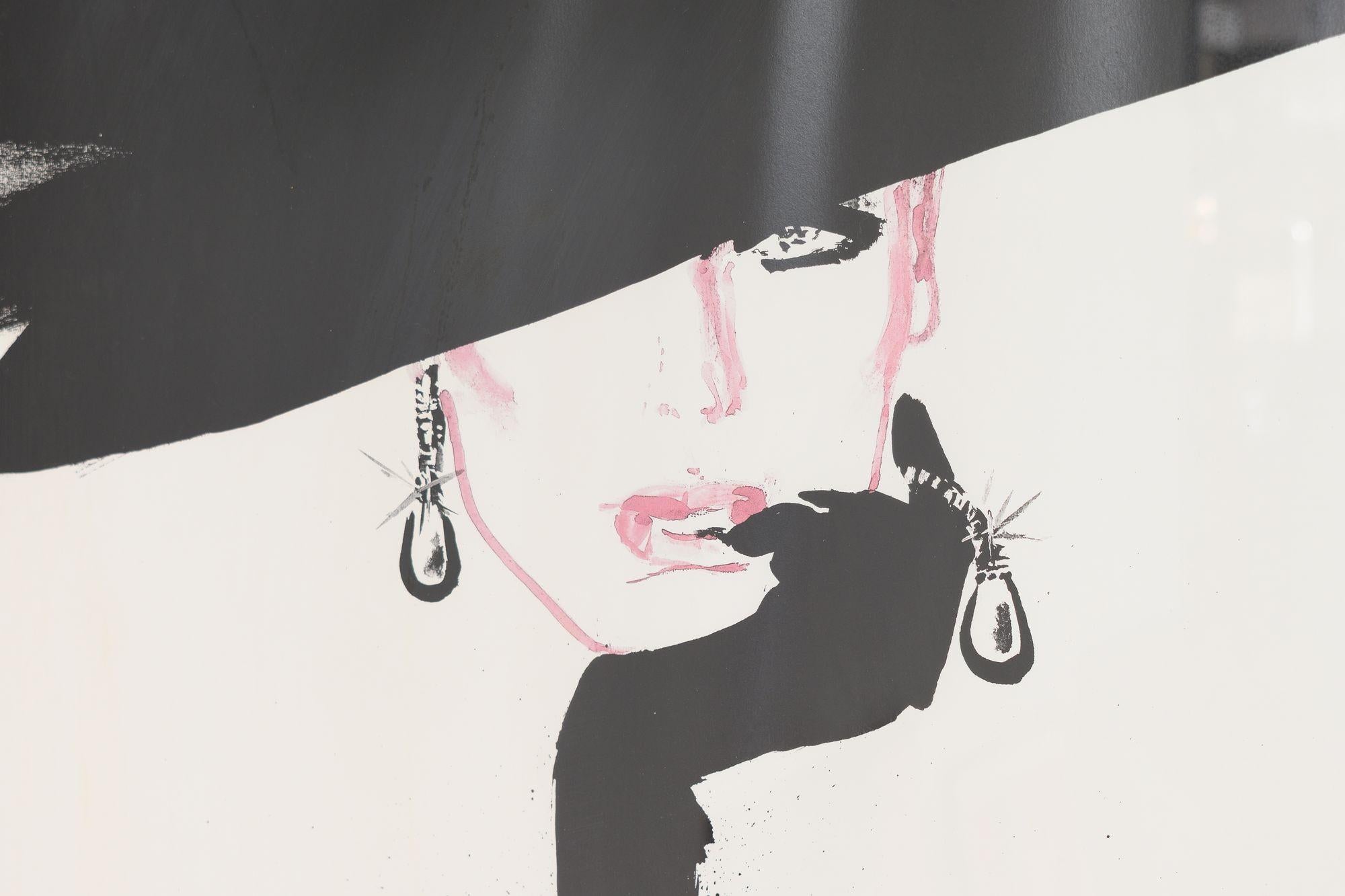 Original 'Le Chapeau'-Plakat von Rene Gruau im Zustand „Gut“ im Angebot in London, England