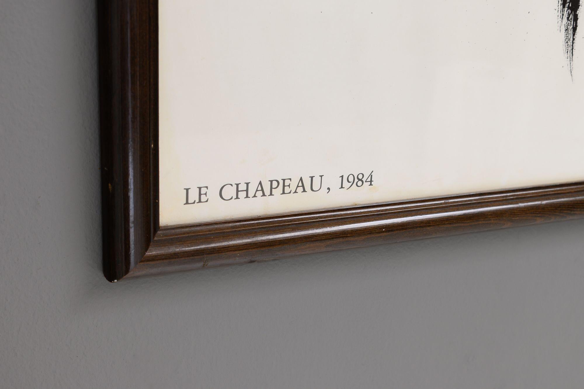 Original 'Le Chapeau'-Plakat von Rene Gruau im Angebot 1
