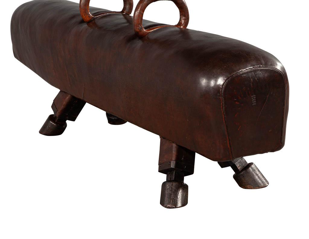 Original Leather Pommel Horse Bench 3