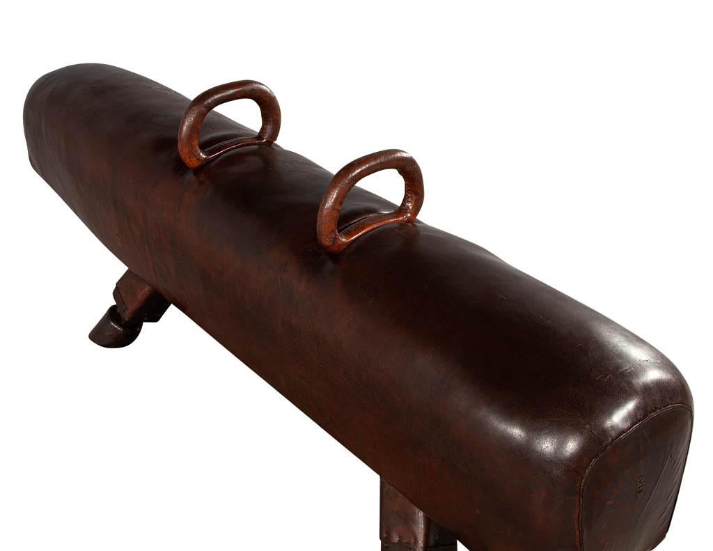 Original Leather Pommel Horse Bench 1