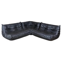 Original Leather Togo Seating Group by Michel Ducaroy for Ligne Roset