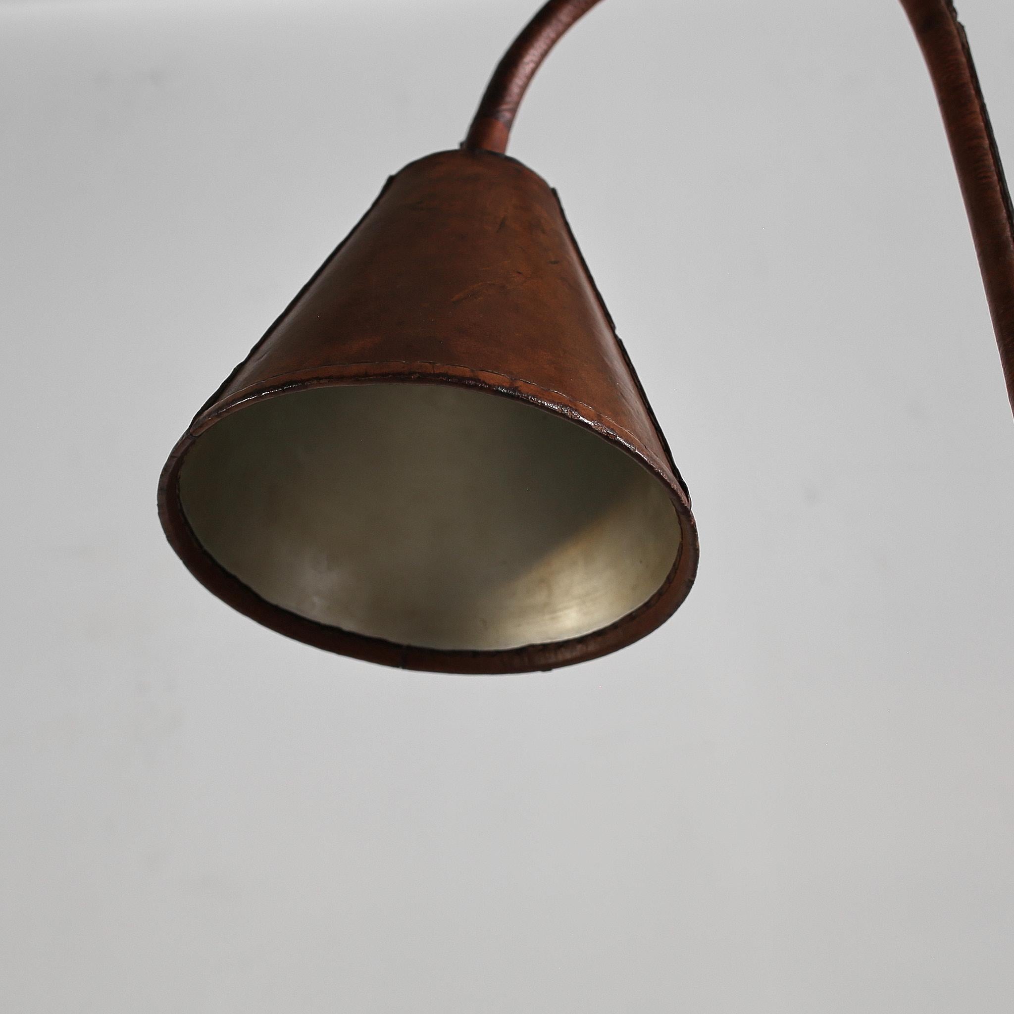 Original Leather Valenti Standard Lamp 5