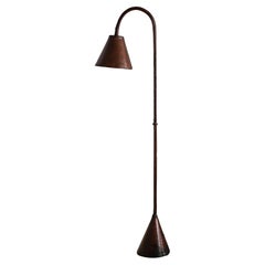 Original Leather Valenti Standard Lamp