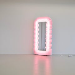 Original LED Ultrafragola Mirror Designed by Ettore Sottsass for Poltronova