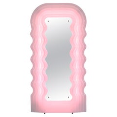 Original LED Ultrafragola Mirror Designed by Ettore Sottsass for Poltronova