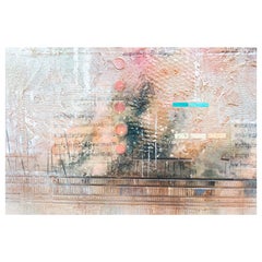 Original Lee Burr Reynolds Acryllic Canvas 'Musicle' East Park Gallery New York
