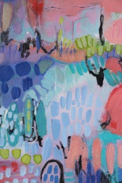 Original Lee Hafer Acrylic Abstract Painting 1