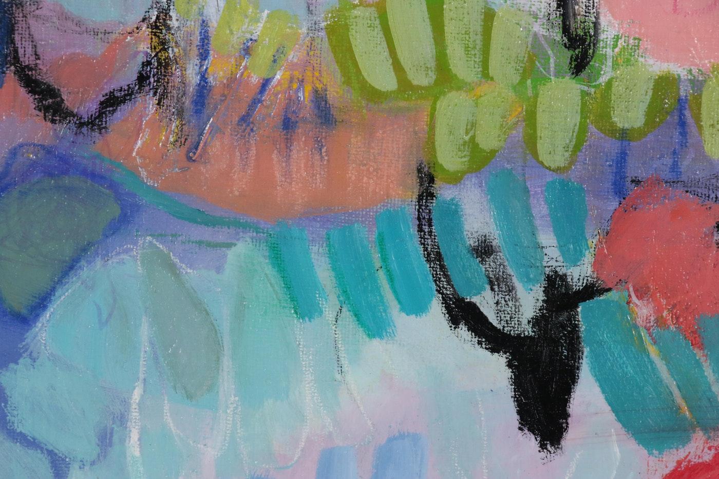 acrylic abstract paintings