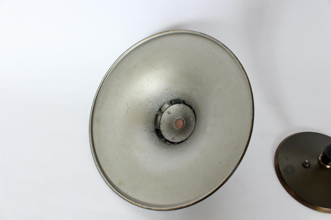 Original Leroy C. Doane Messing-Schreibtischlampe, ca. 1931 im Angebot 7