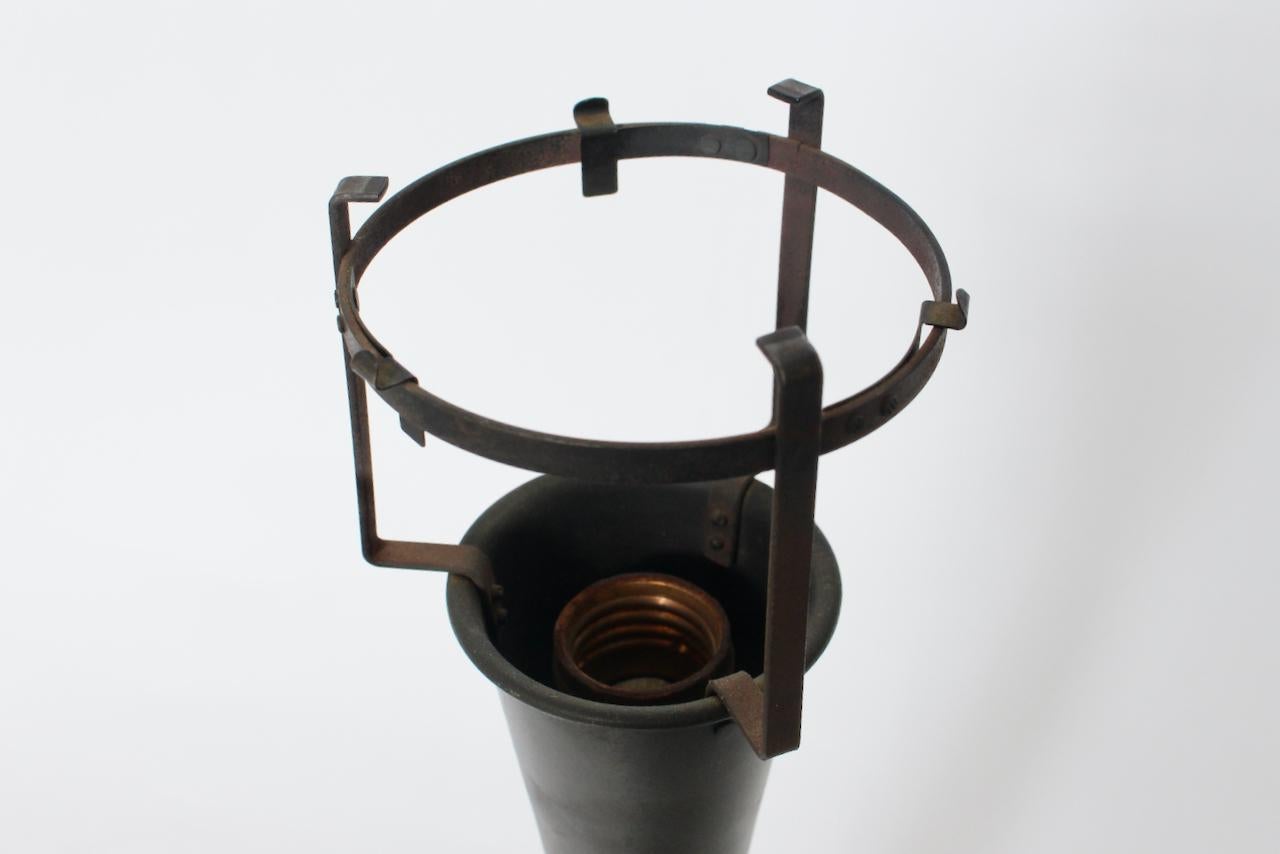 Original Leroy C. Doane Messing-Schreibtischlampe, ca. 1931 (Beschichtet) im Angebot