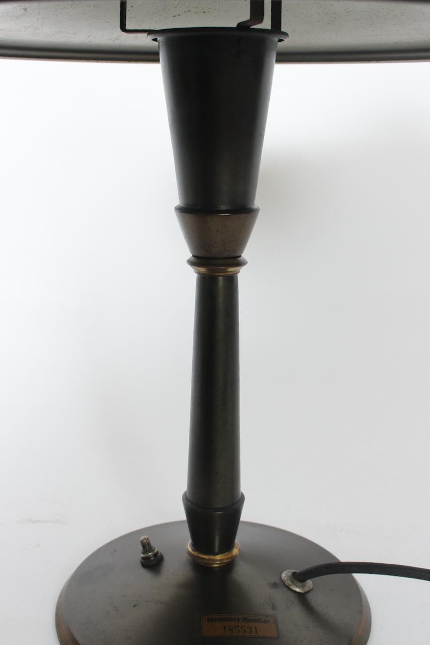 Mid-20th Century Original Leroy C. Doane Brass Desk Lamp, circa 1931 For Sale