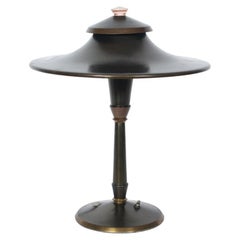 Original Leroy C. Doane Brass Desk Lamp, circa 1931