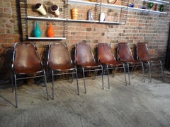 Set of six Les Arcs Chairs, Charlotte Perriand, 1960s/70s