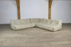 Original Ligne Roset Togo Seating Group in Cream by Michel Ducaroy