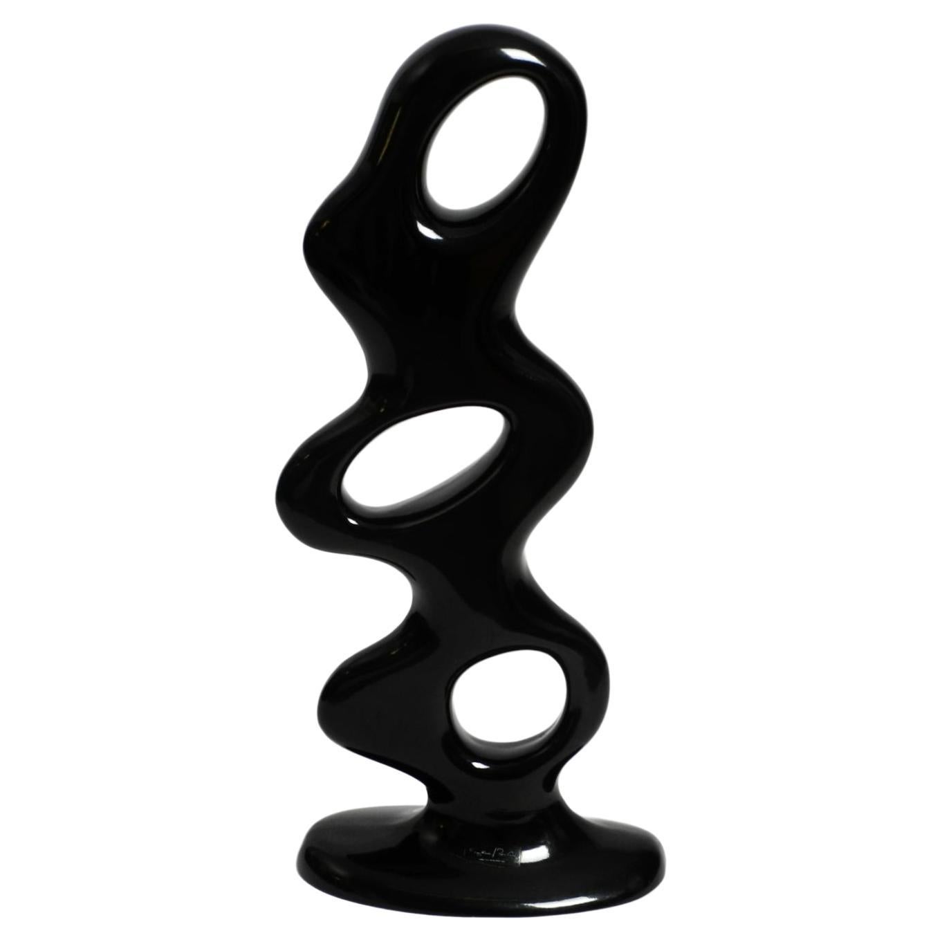 Sculpture de sol abstraite originale en métal limitée "Doman" d' Ikea 1990