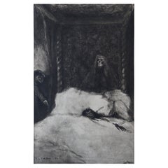 Original Limited Edition Print by Frederick S. Coburn, Case of M.Valdemar, 1902