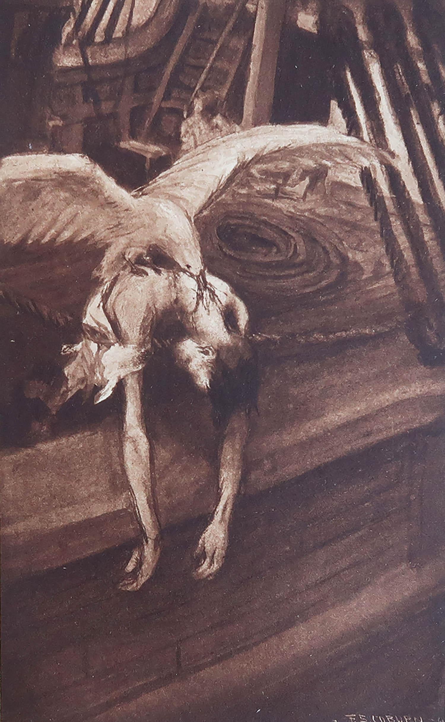 Sensational image by Frederick Simpson Coburn

In the style of one of my favourite artists, Goya

Photogravure

Limited edition of 300. This is No. 84

From The Complete Works of Edgar Allen Poe

Published by Putnam, New York. 1902

On hand made