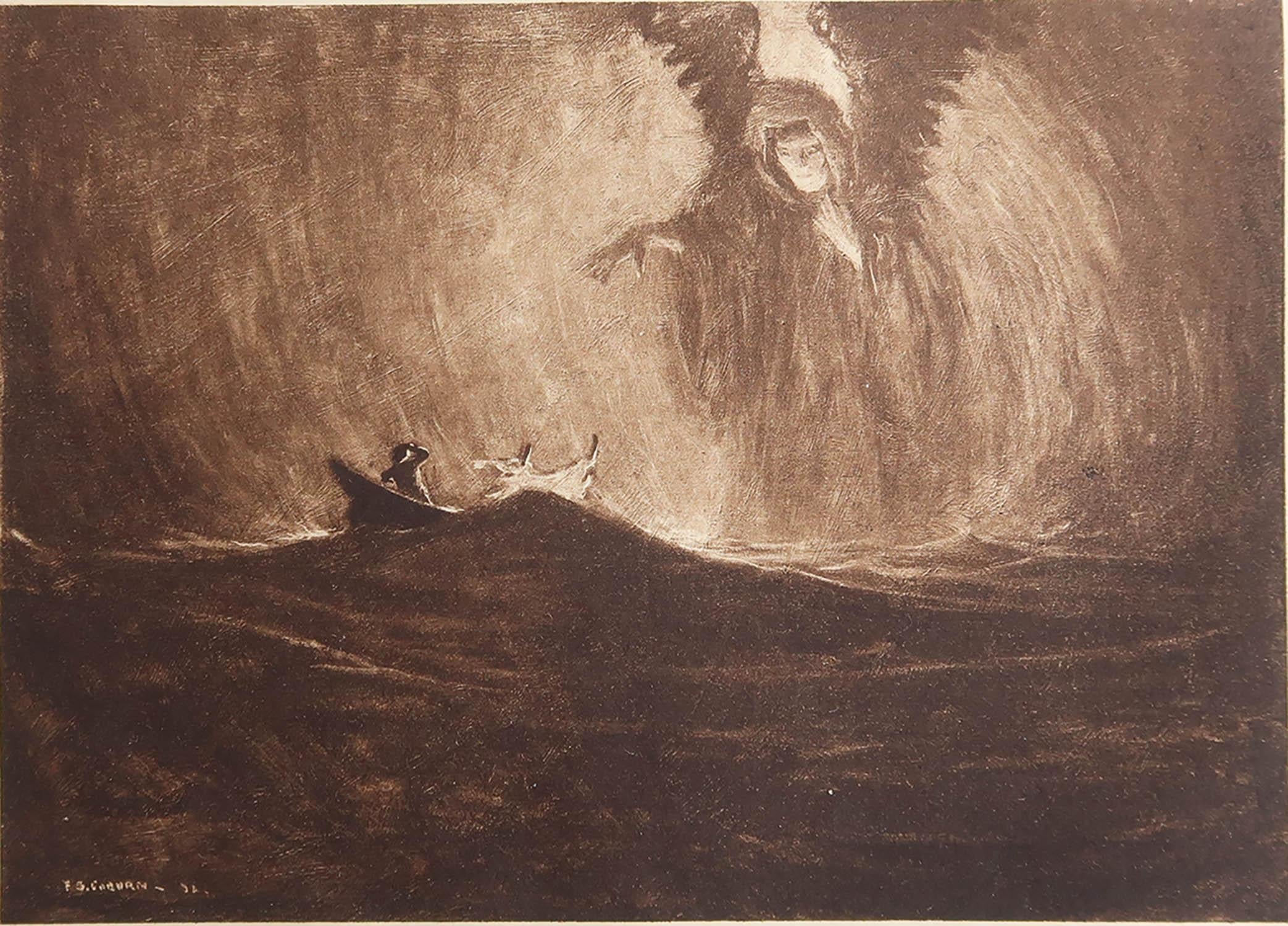 Sensationelles Bild von Frederick Simpson Coburn

In Anlehnung an einen meiner Lieblingskünstler, Goya

Fototiefdruck

Limitierte Auflage von 300 Stück. Dies ist Nr. 84

Aus den Gesamtwerken von Edgar Allen Poe

Herausgegeben von Putnam, New York.