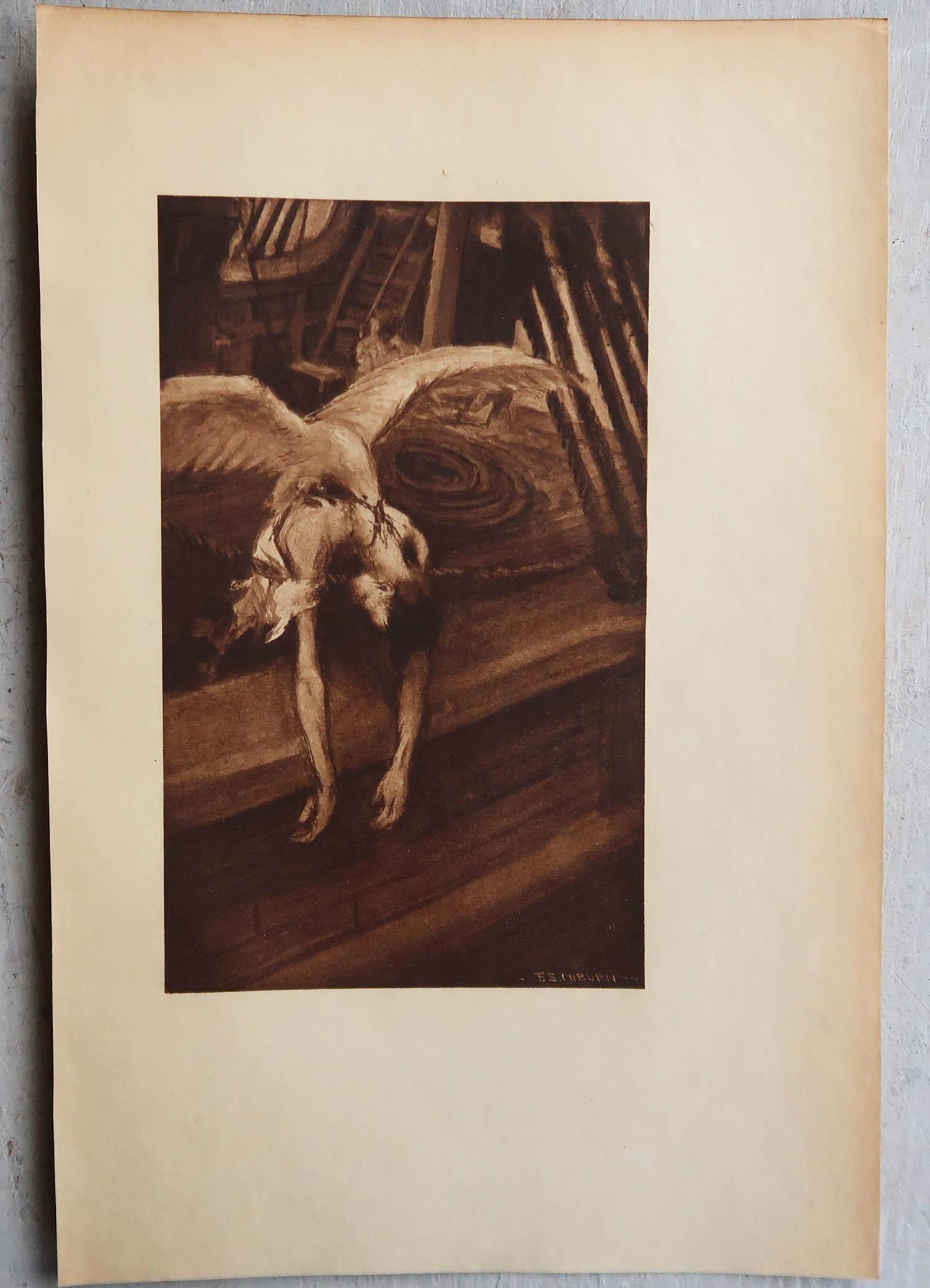 Romantic Original Limited Edition Print by Frederick S. Coburn, Narrative of Arthur G.Pym