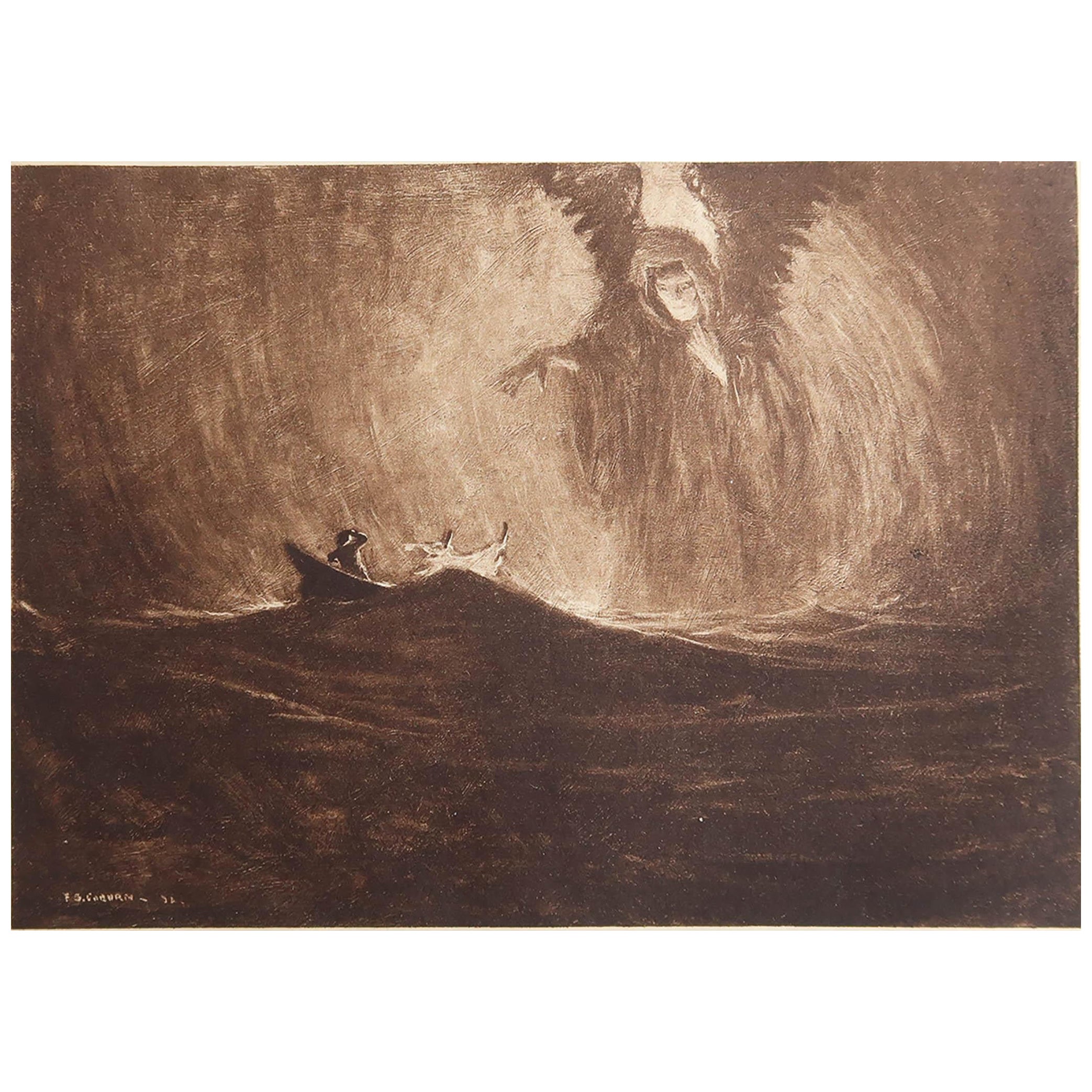 Original Limited Edition Print by Frederick S. Coburn, Narrative of Arthur G.Pym For Sale
