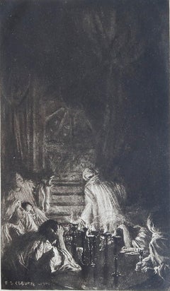 Original Druck in limitierter Auflage von Frederick S. Coburn, „Shadow“, 1902