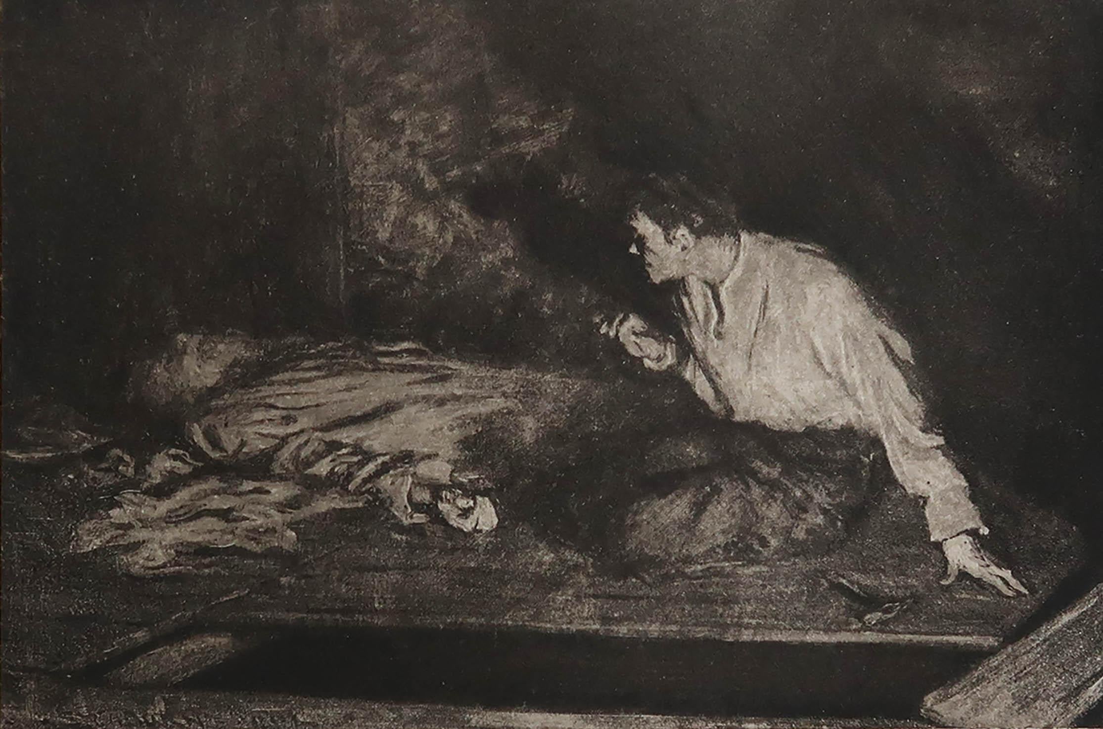 Image sensationnelle de Frederick Simpson Coburn.

Dans le style de l'un de mes artistes préférés, Goya.

Photogravure

Edition limitée à 300 exemplaires. C'est le numéro 84.

Extrait des Œuvres complètes d'Edgar Allen Poe

Publié par Putnam, New