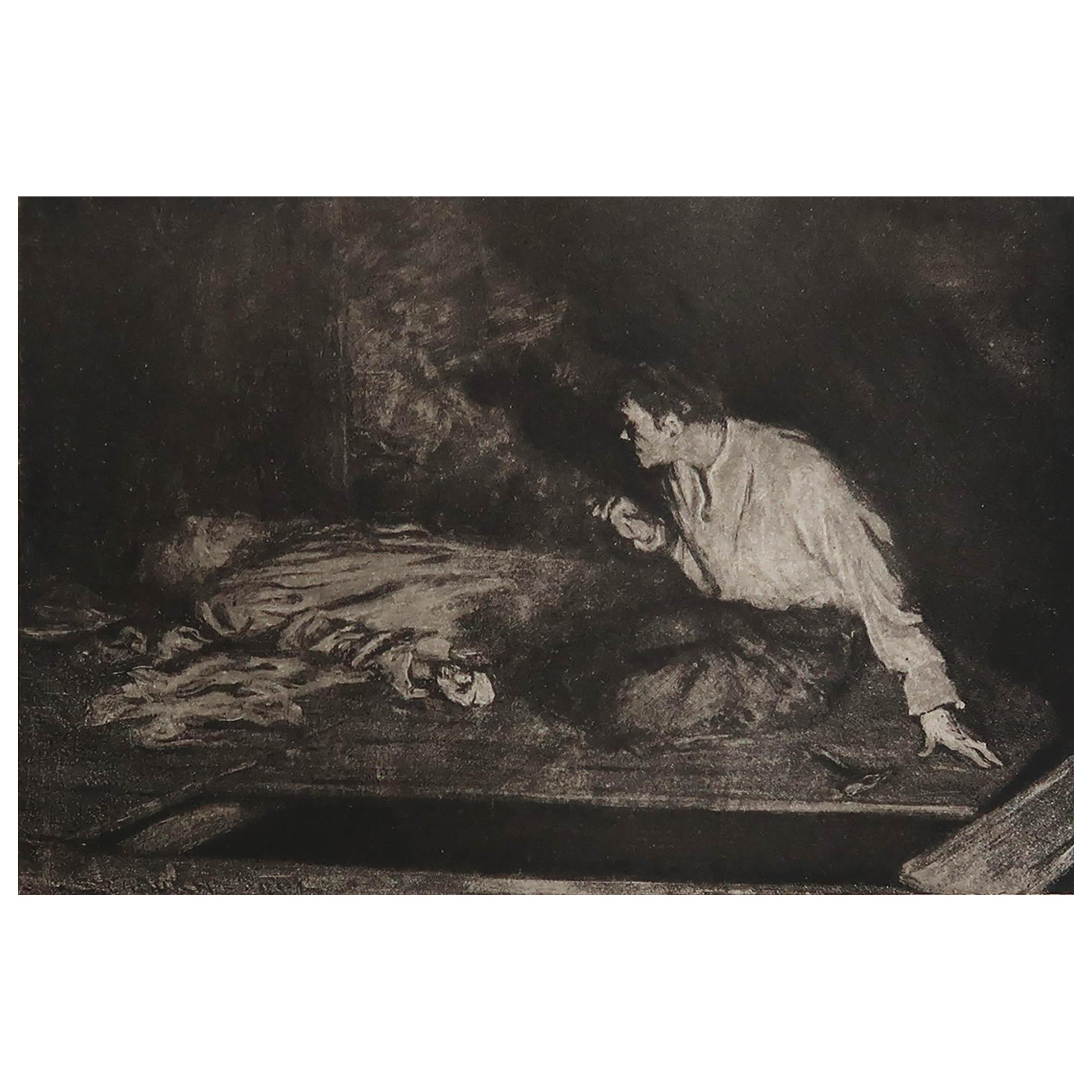 Impression originale en édition limitée de Frederick S. Coburn, « The Tell-tale Heart »