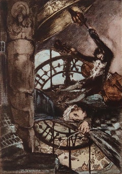 Original Limited Edition Print by Frederick S.Coburn-Devil In The Belfry, 1902