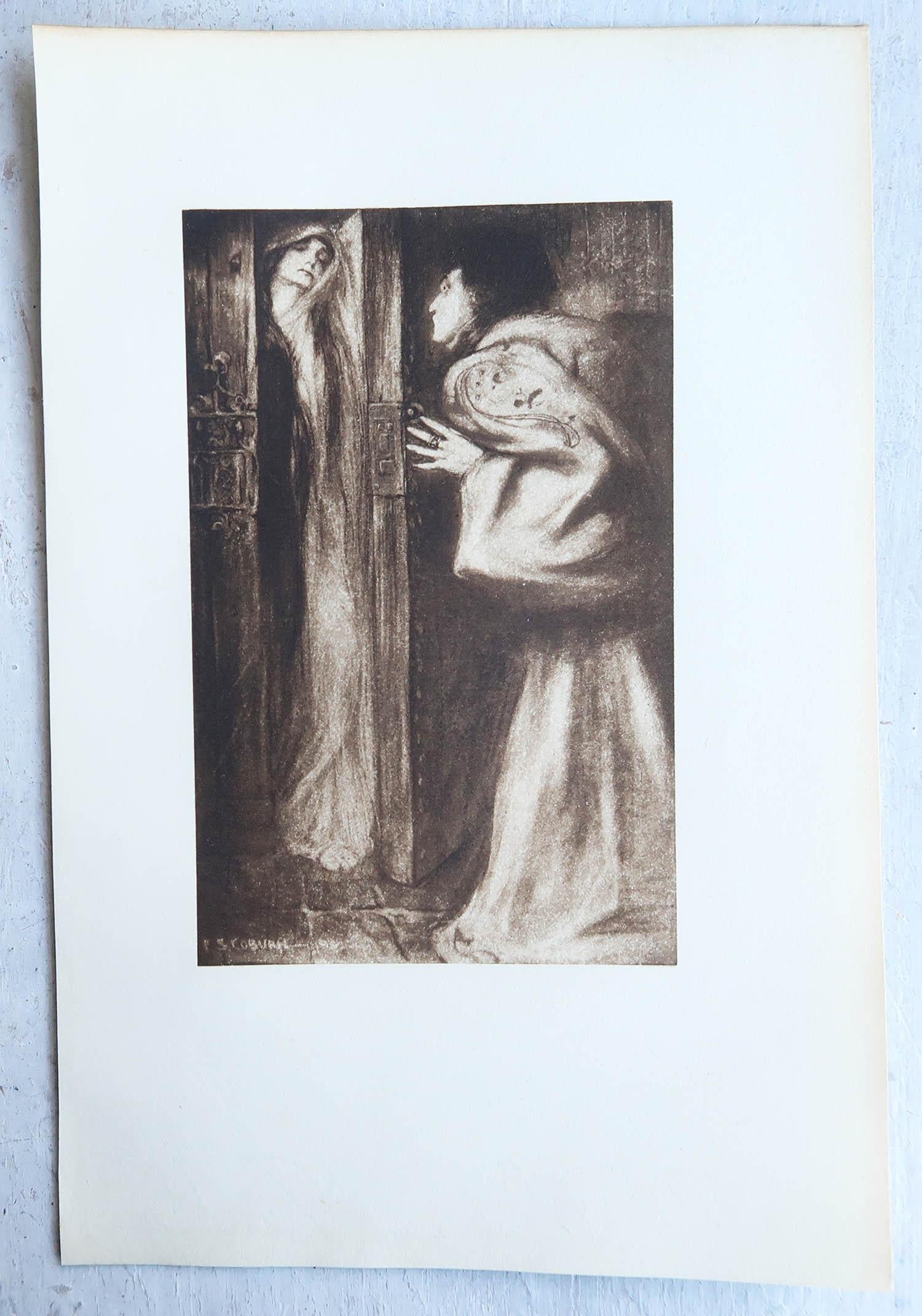 Romantique Impression originale en édition limitée de Frederick S.Coburn, automne de The House of Usher en vente
