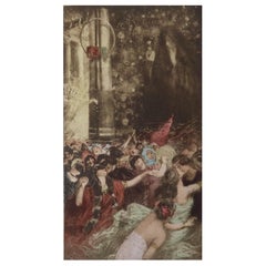 Original Limited Edition Print by Frederick S.Coburn-Masque of the Red Death
