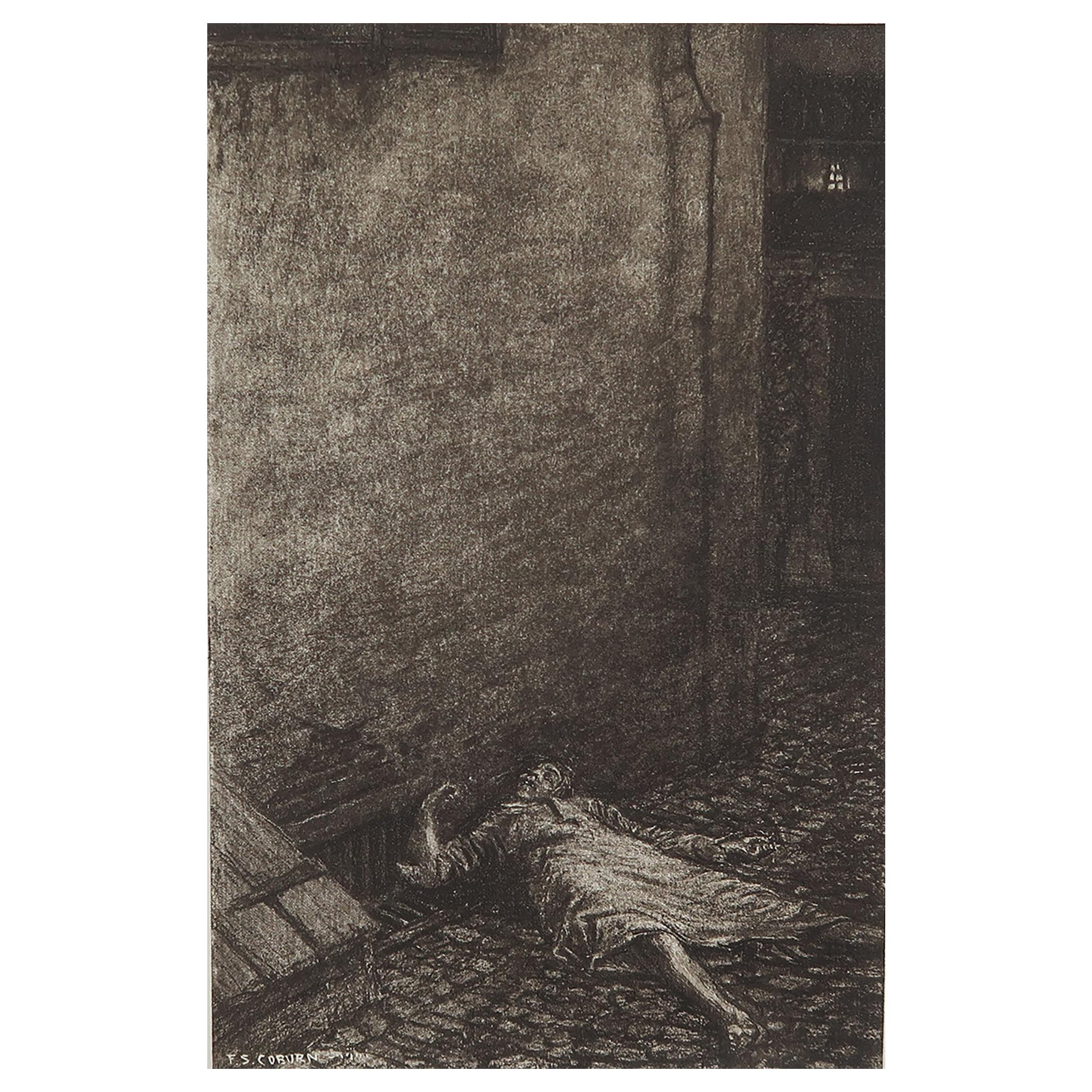 Original Limited Edition Print by Frederick S.Coburn-Murders in Rue Morgue, 1902