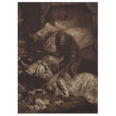 Original Limited Edition Print by Frederick S.Coburn-Murders in Rue Morgue, 1902