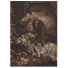 Original Limited Edition Print by Frederick S.Coburn-Murders in Rue Morgue, 1902