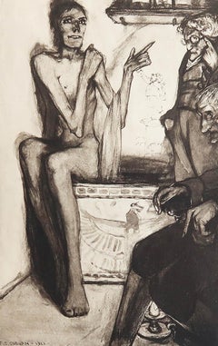 Original Limited Edition Print by Frederick S.Coburn-Words with a Mummy, 1902