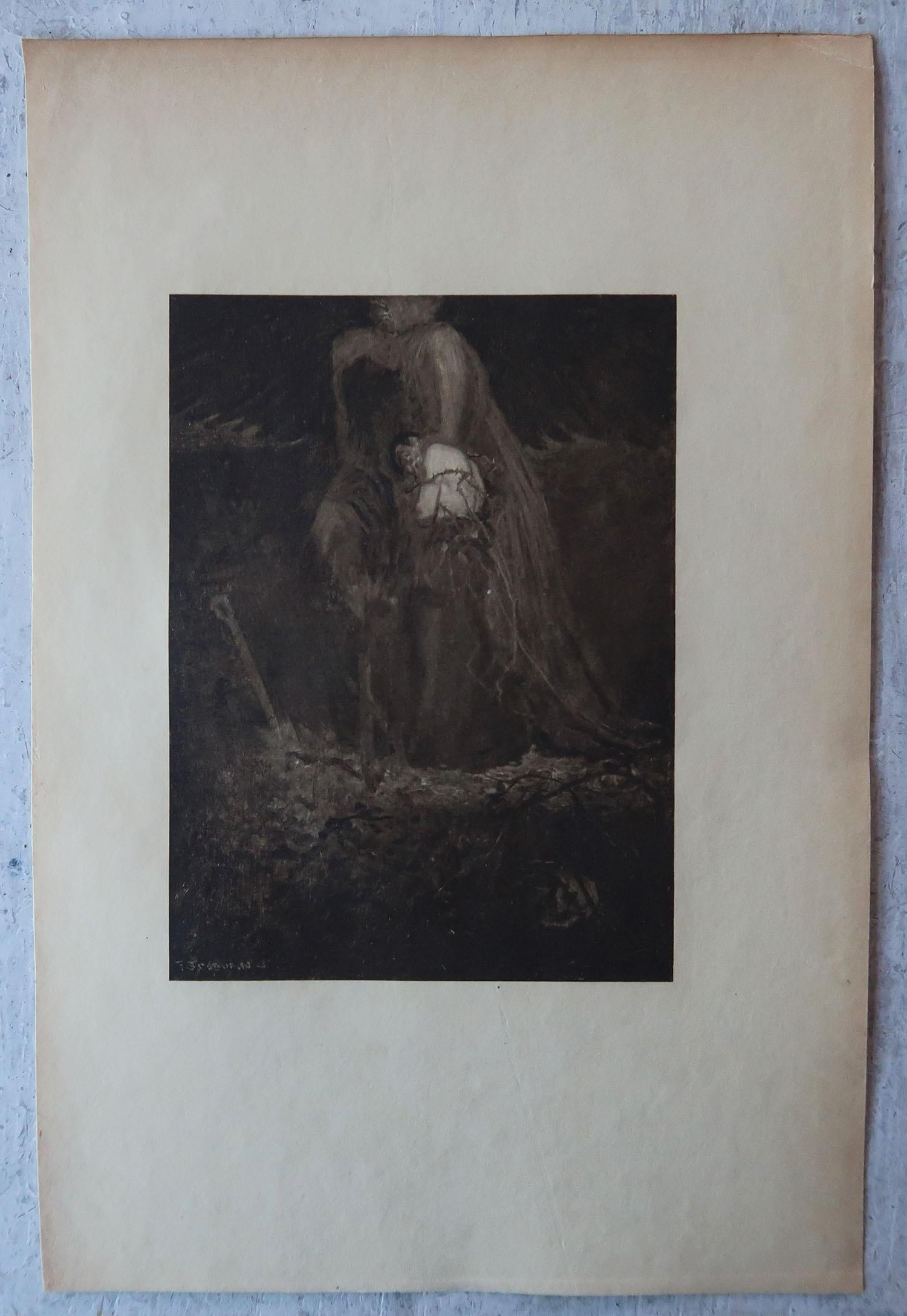 Romantic Original Limited Edition Print by Frederick Simpson Coburn- Berenice, 1902 For Sale