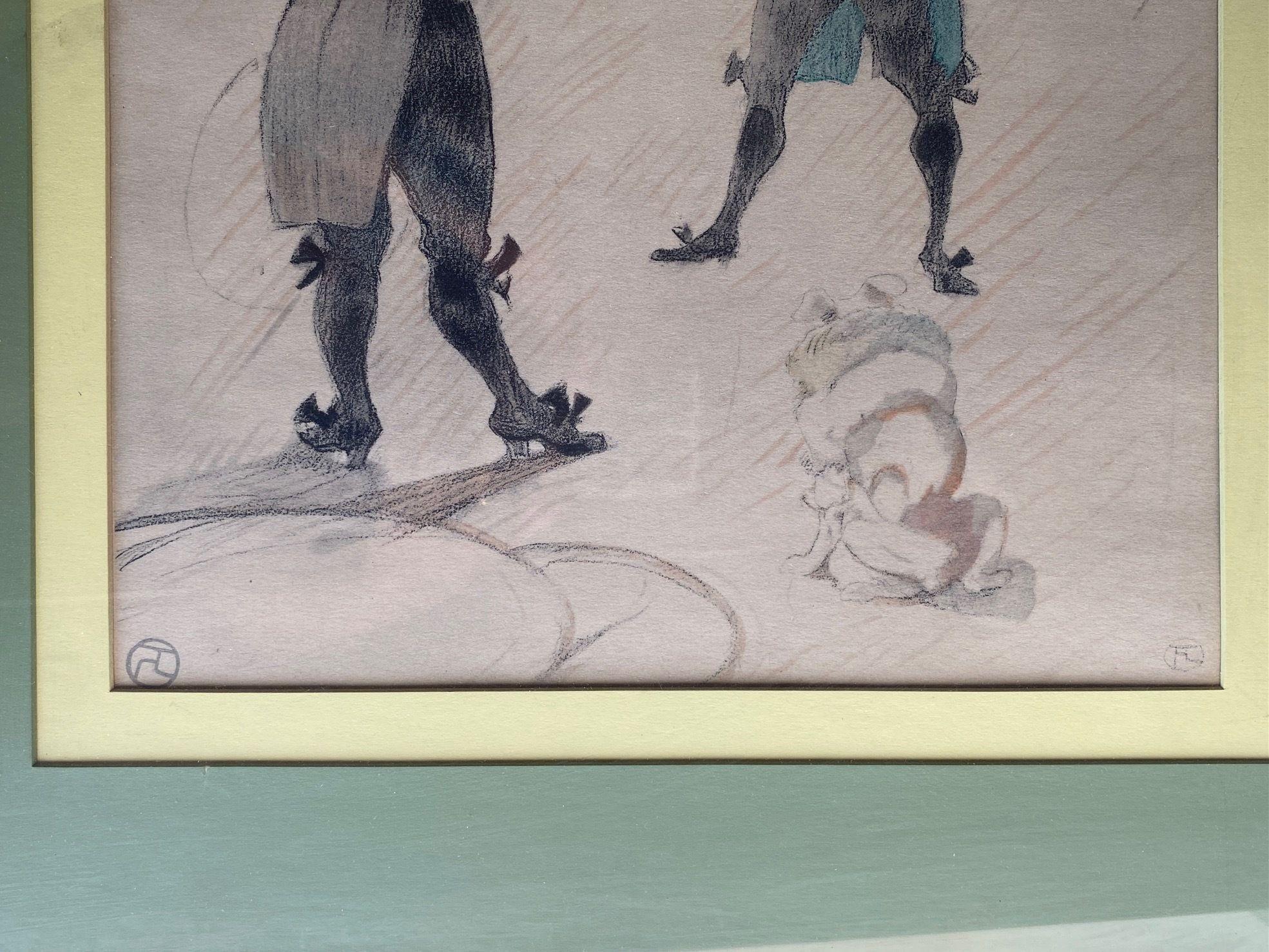 Henri de Toulouse-Lautrec (1864–1901)
At the circus: the dog trainer, 1899
Black and color chalks, over graphite, on white wove paper.
Signature: Signed in the plate, lower right

Of aristocratic descent, Henri de Toulouse-Lautrec immersed